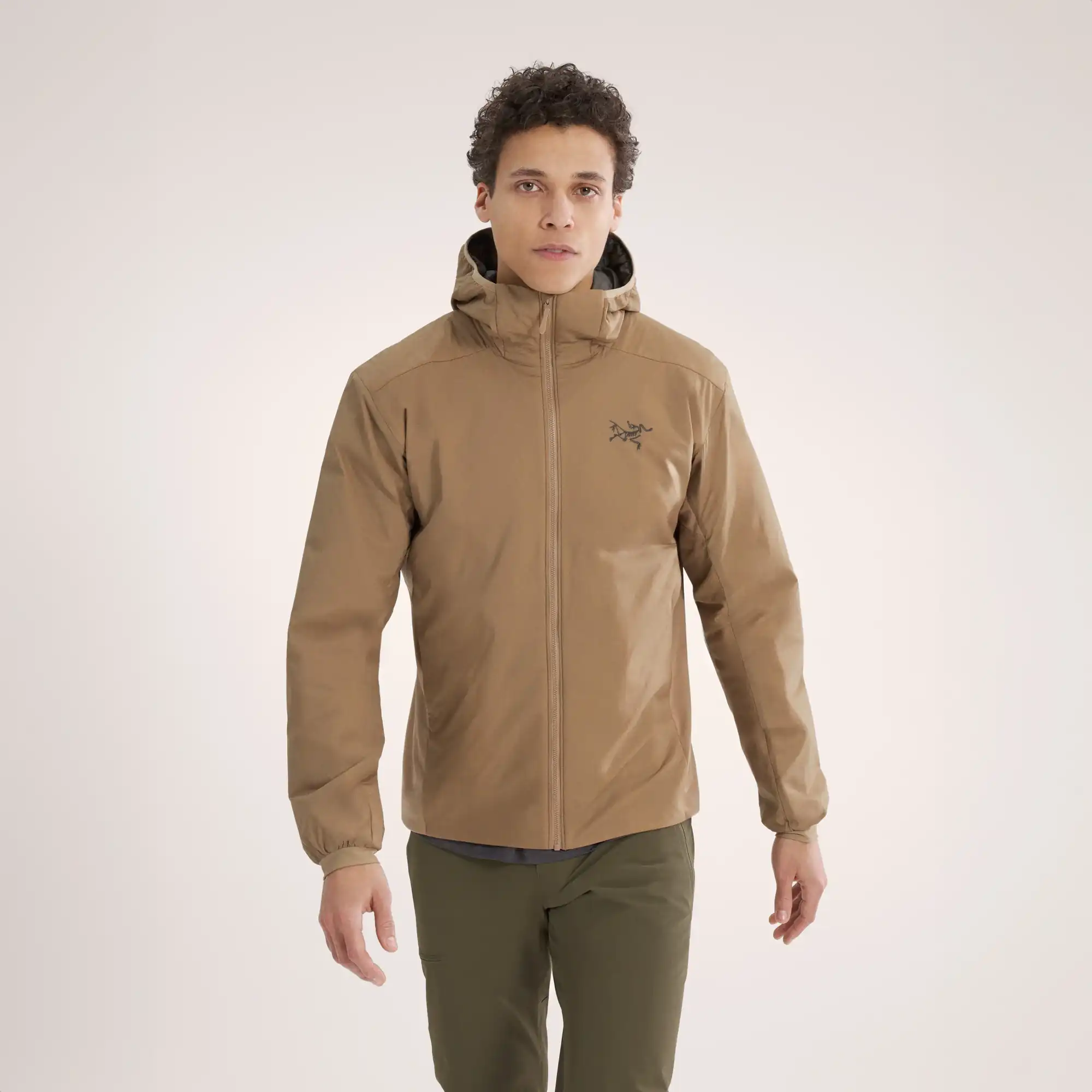 Arcteryx Atom Mens Hooded Jacket - Canvas/Forage