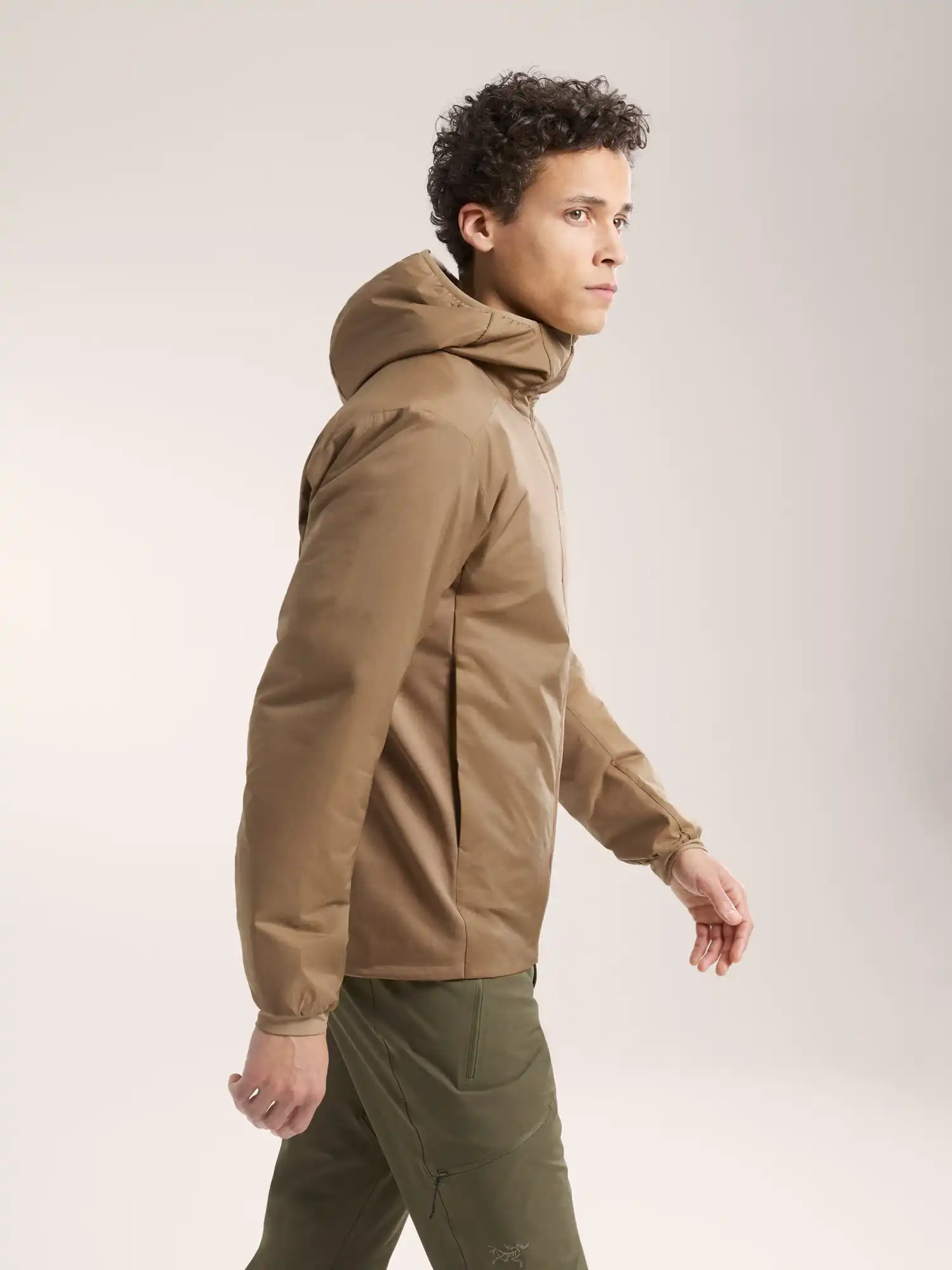 Arcteryx Atom Mens Hooded Jacket - Canvas/Forage - Image 5