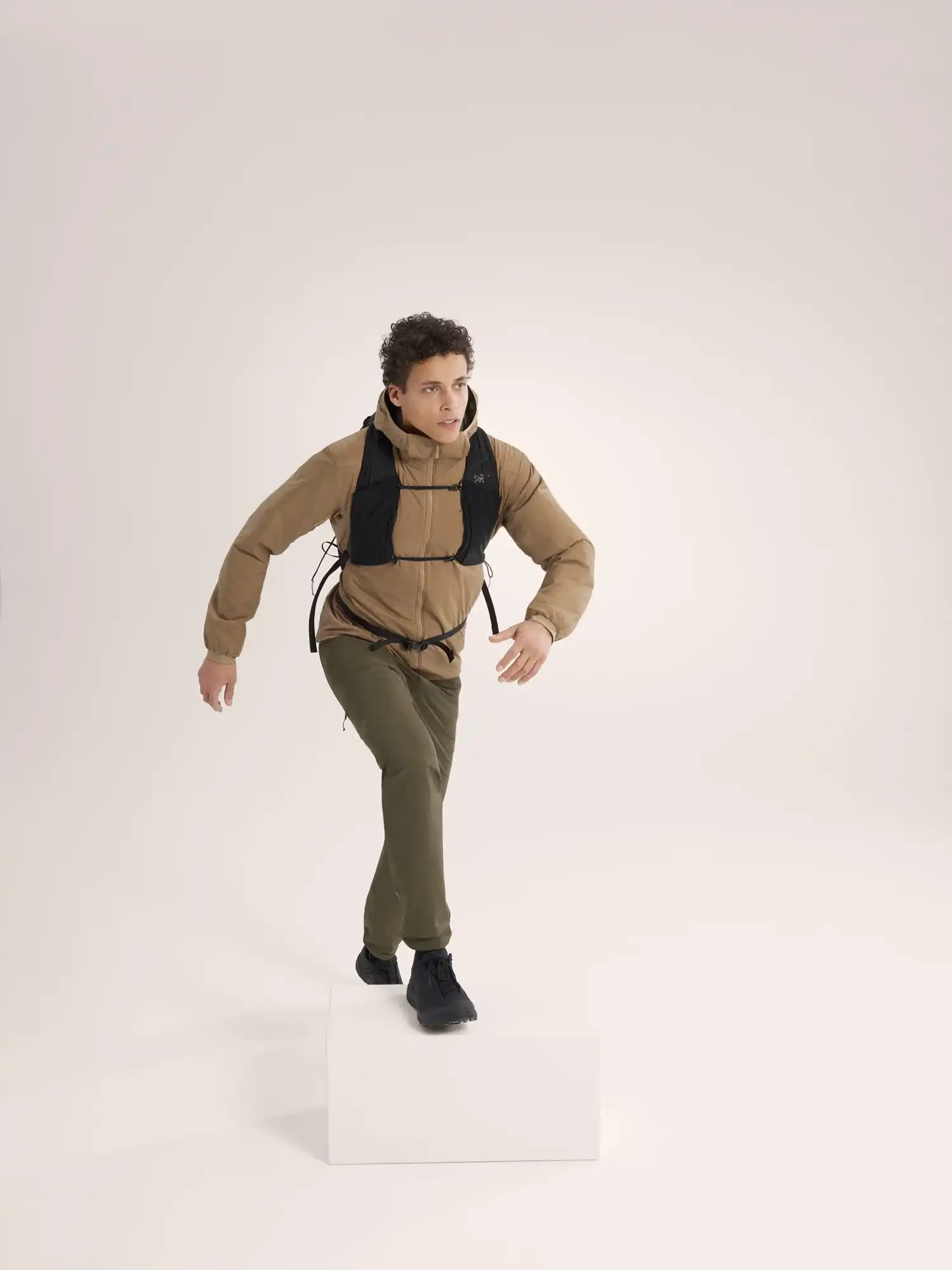 Arcteryx Atom Mens Hooded Jacket - Canvas/Forage - Image 6