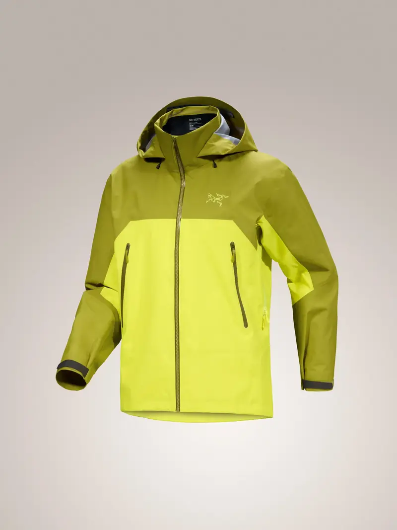 Arcteryx Beta AR Mens Hooded Jacket - Olive Moss/Euphoria