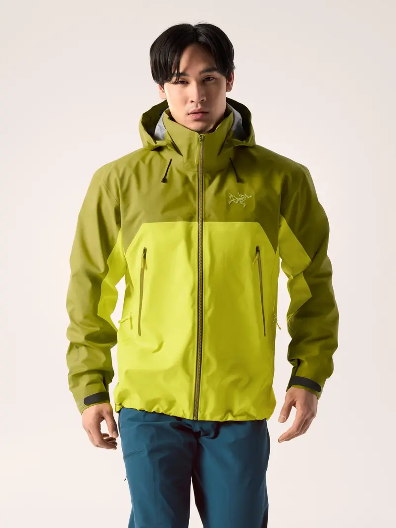 Arcteryx Beta AR Mens Hooded Jacket - Olive Moss/Euphoria - Image 5