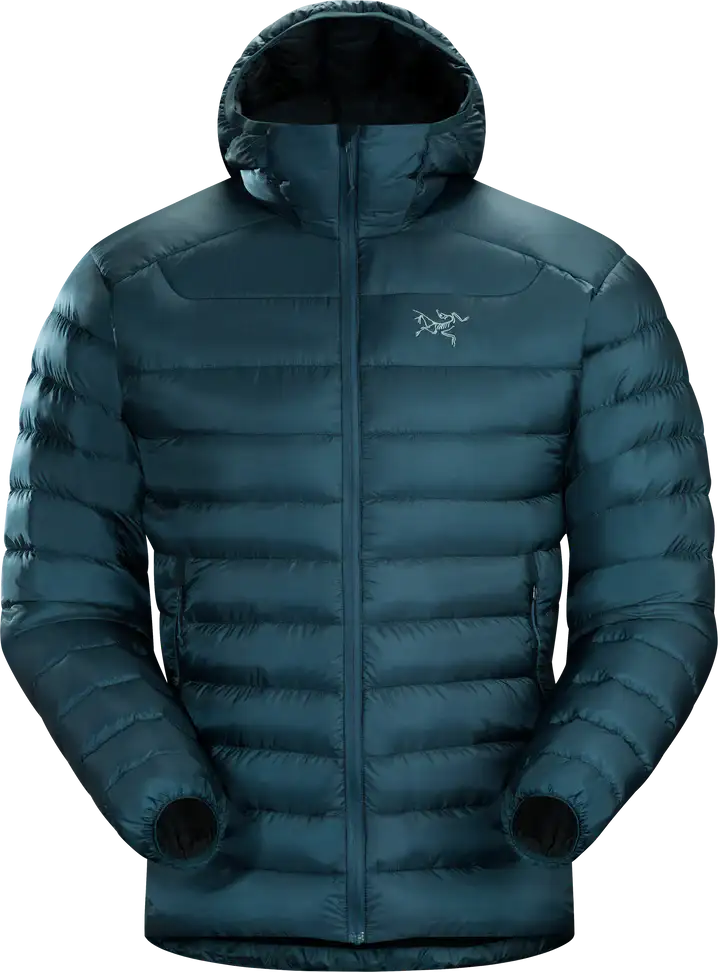 Arcteryx Cerium LT Mens Down Hooded Jacket - Cobalt Moon