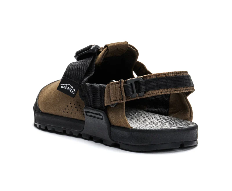 Bedrock Sandals Mountain Clog Synthetic Suede Leather - Pinecone - Image 3