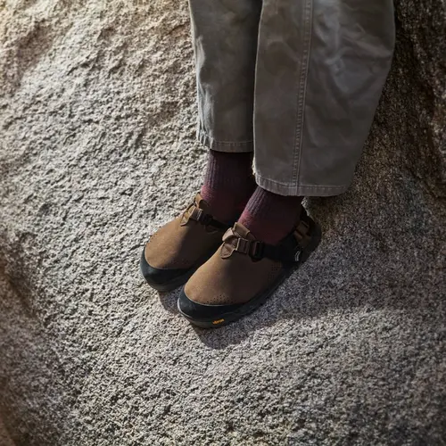 Bedrock Sandals Mountain Clog Synthetic Suede Leather - Pinecone - Image 4