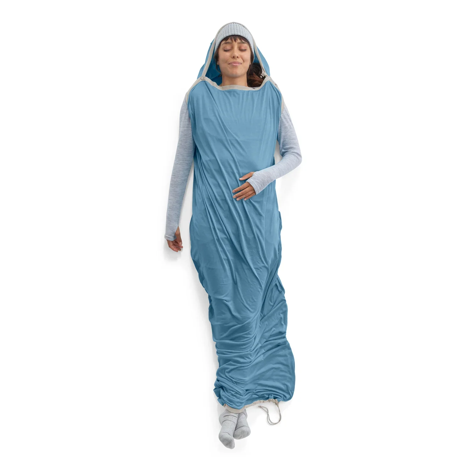 Sea to Summit Breeze Lightweight Liner - Regular Blue RCS - Image 4