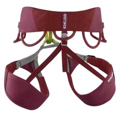 Edelrid Jayne IV Womens Climbing Harness - Rhubarb Red - Image 2