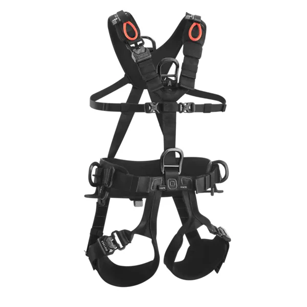 Edelrid Vertic Triple Lock II Industrial Body Harness - Black