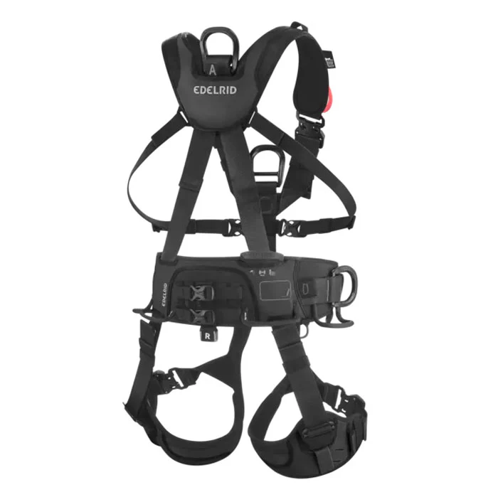 Edelrid Vertic Triple Lock II Industrial Body Harness - Black - Image 2