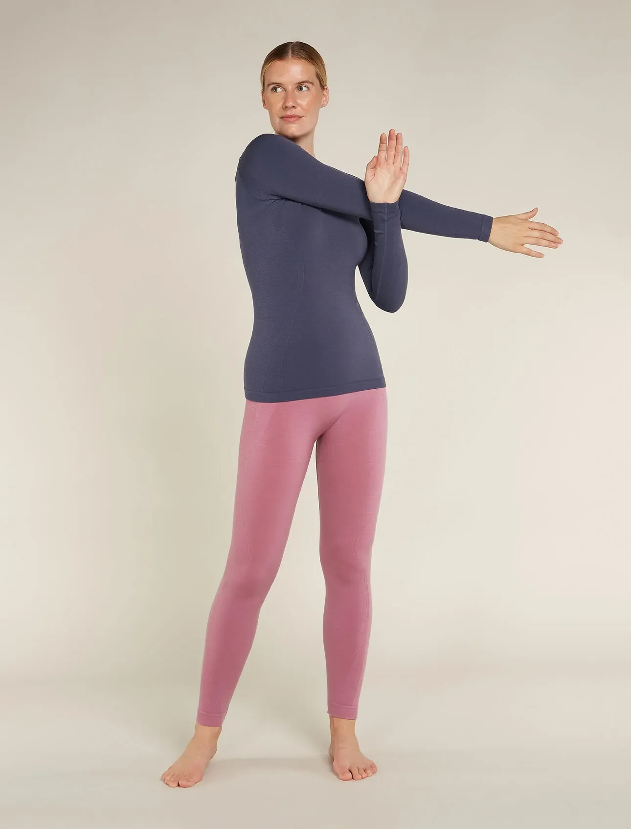 Icebreaker 260 Seamless Long Sleeve Crew Womens Thermal Top - Image 3