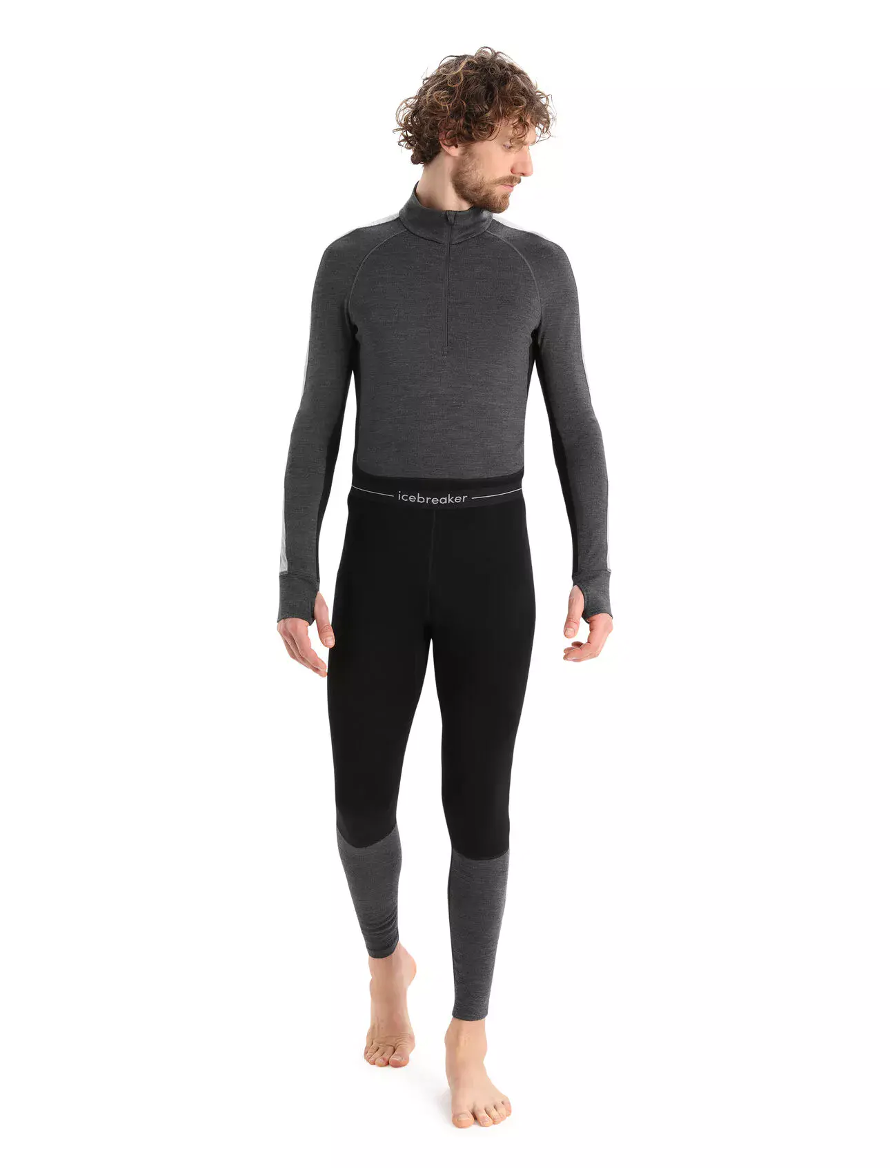 Icebreaker 260 ZoneKnit Mens Thermal Leggings - Image 2
