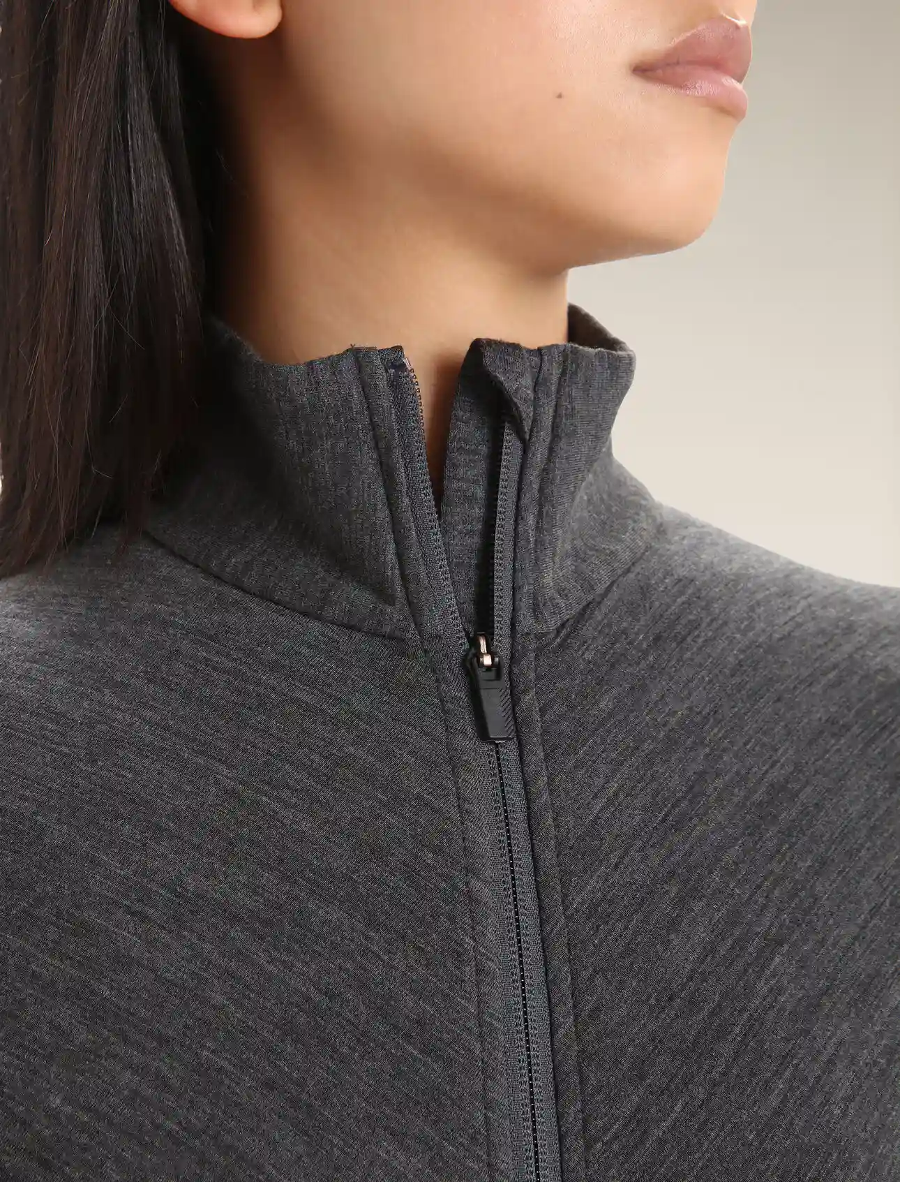 Icebreaker Descender Long Sleeve Zip Womens Jacket - Image 5