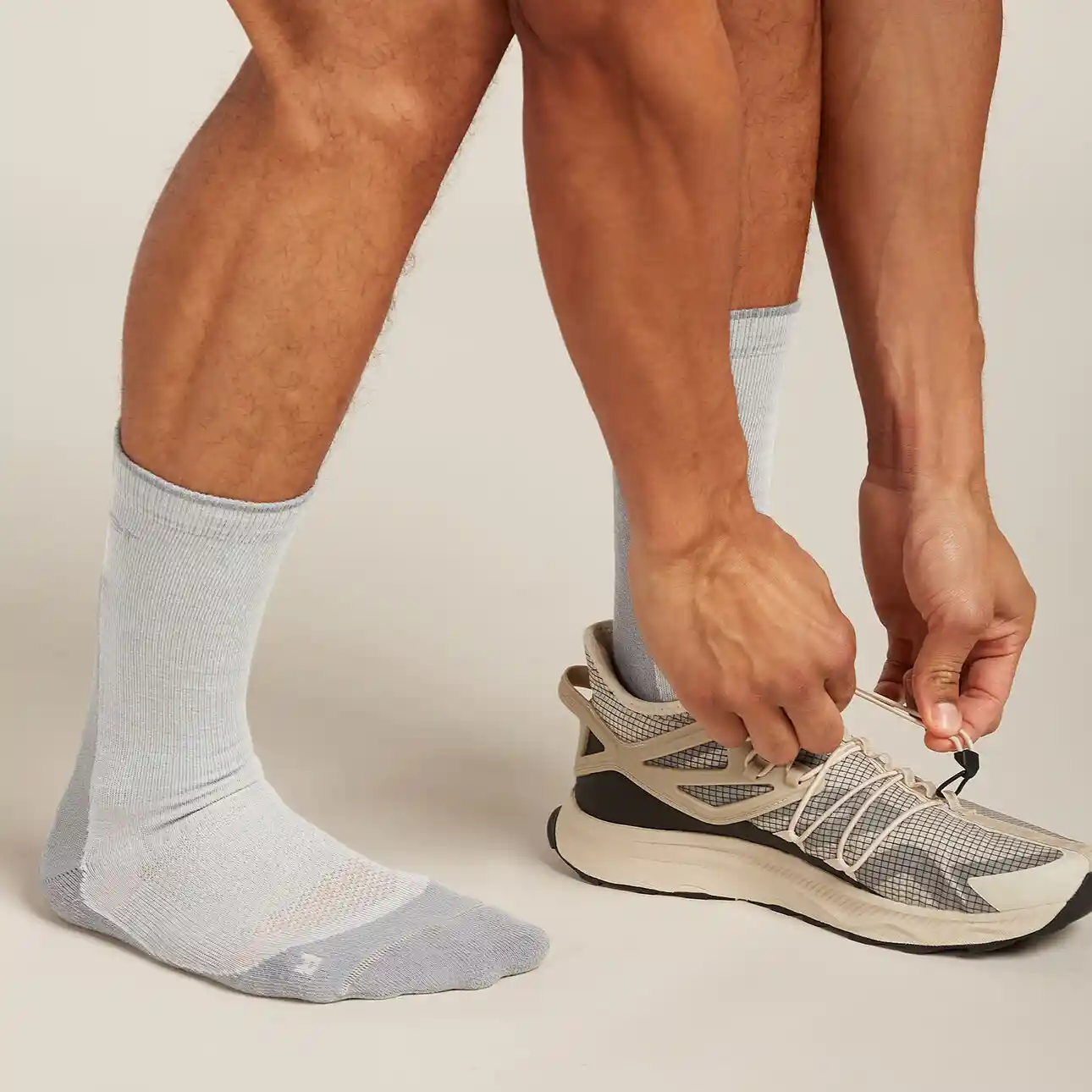 Icebreaker Hike+ Light Crew Mens Socks - Image 4