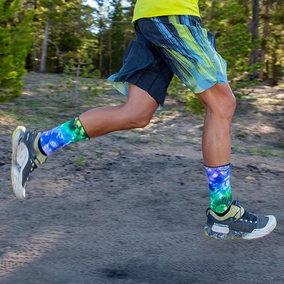 Injinji Spectrum Trail Courtney Dauwalter Crew Socks - Hardrock - Image 2