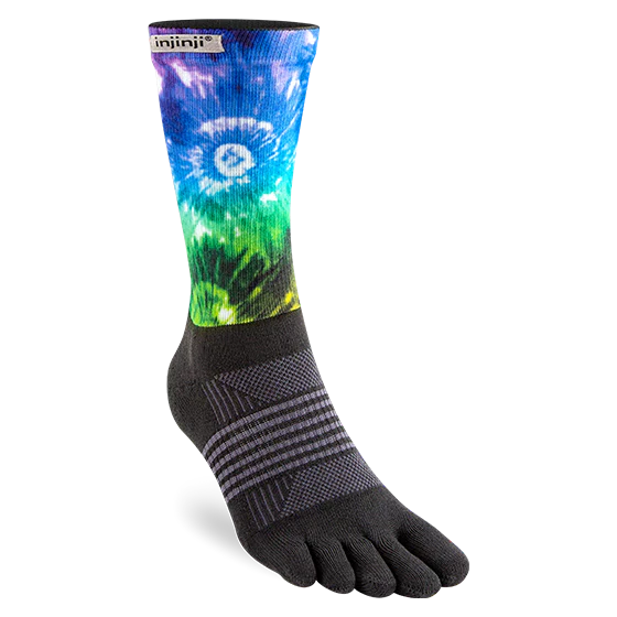 Injinji Spectrum Trail Courtney Dauwalter Womens Crew Socks - Hardrock - Image 2