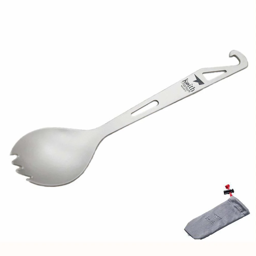 Keith Titanium Spork with Bottle Opener