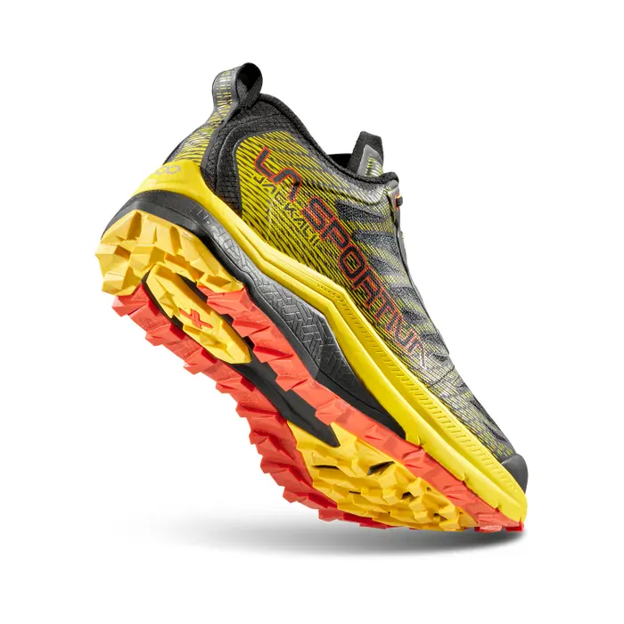 La Sportiva Jackal II Mens Trail Running Shoe - Black/Yellow - Clearance - Image 4