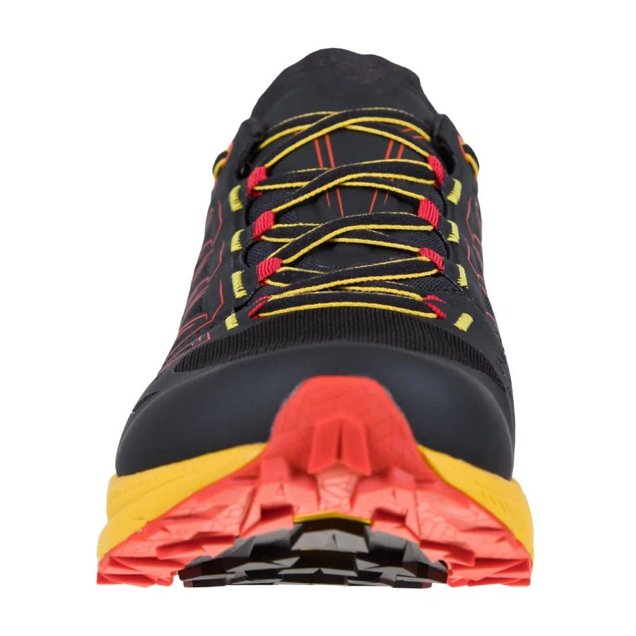 La Sportiva Jackal Mens Trail Running Shoe - Black/Yellow - Clearance - Image 6