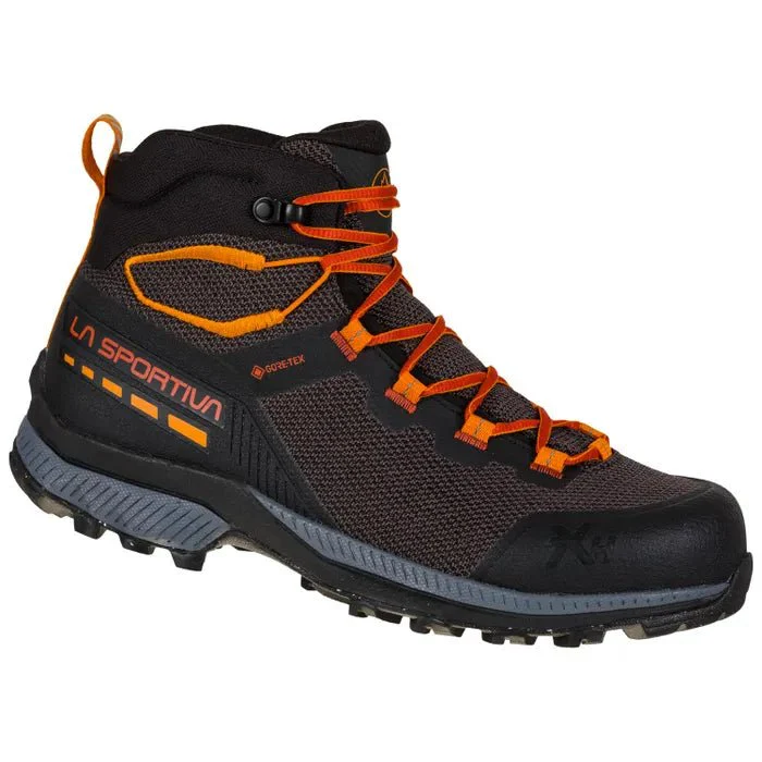 La Sportiva TX Hike Mid GTX Mens Hiking Boot - Carbon/Saffron