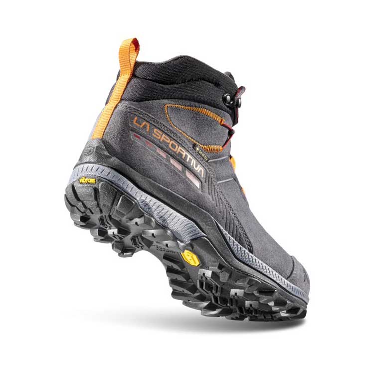 La Sportiva TX Hike Mid Leather GTX Mens Hiking Boot - Carbon/Hawaiian Sun - Image 2