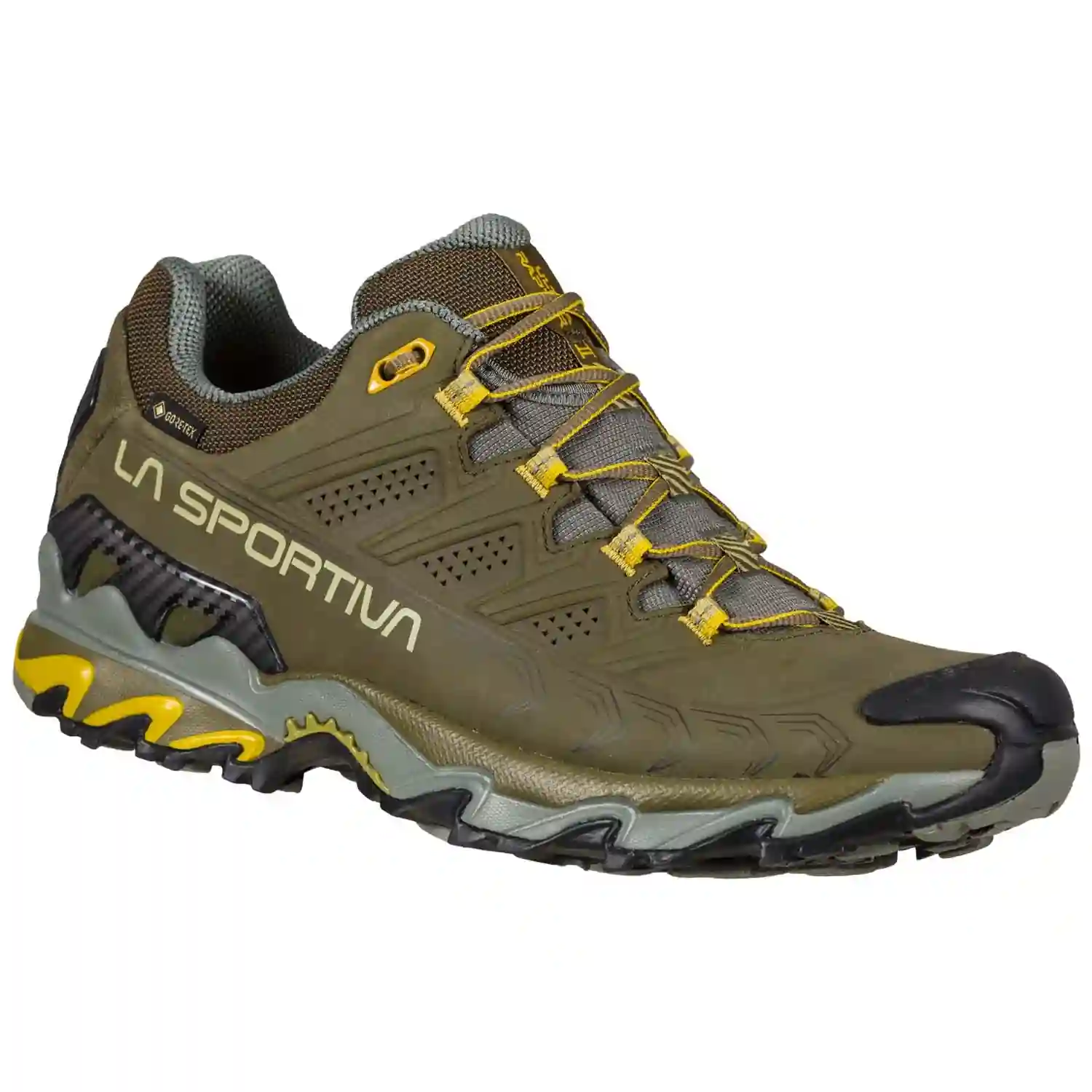 La Sportiva Ultra Raptor II Leather Wide GTX Mens Hiking Shoe - Ivy/Cedar - Image 2