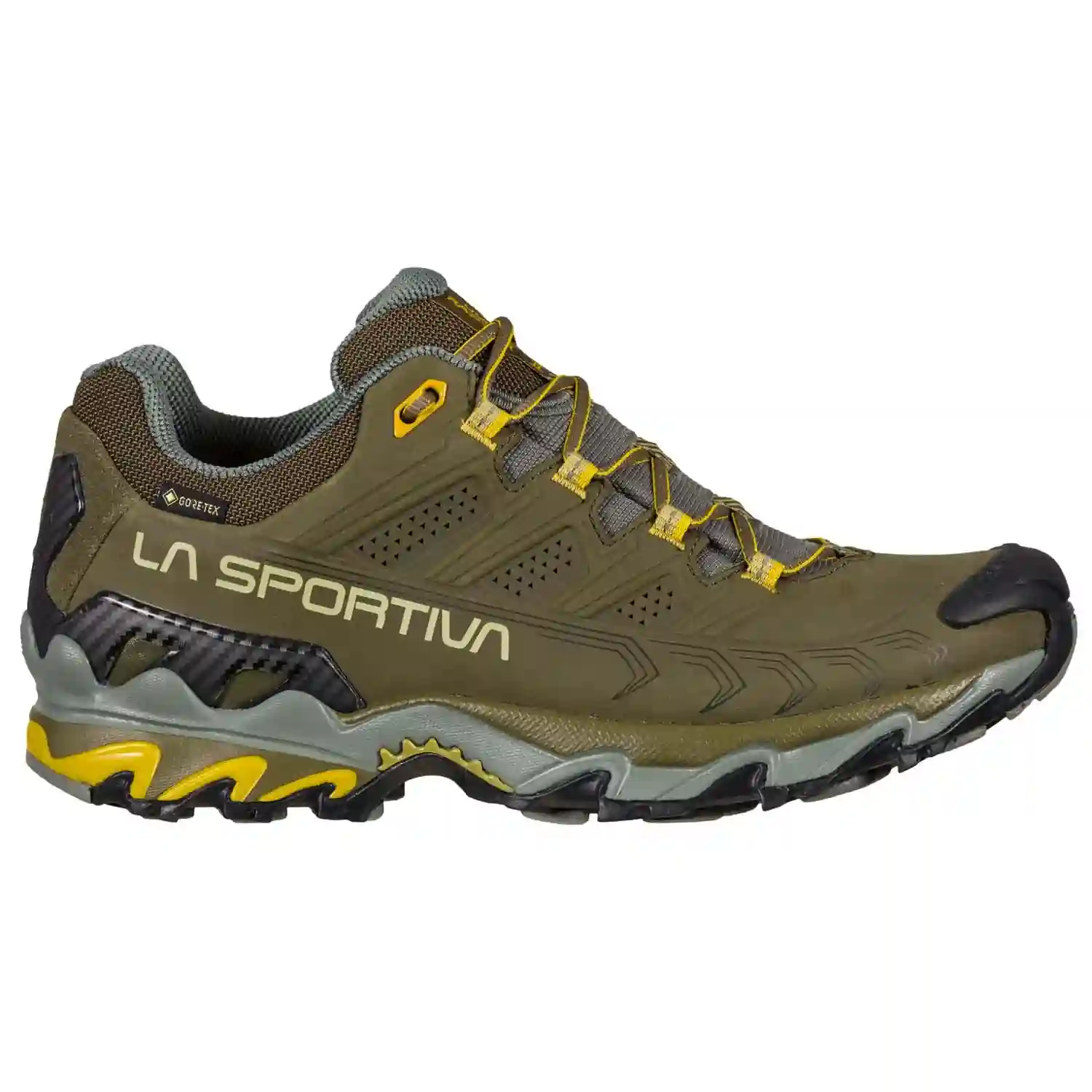 La Sportiva Ultra Raptor II Leather Wide GTX Mens Hiking Shoe - Ivy/Cedar - Image 3
