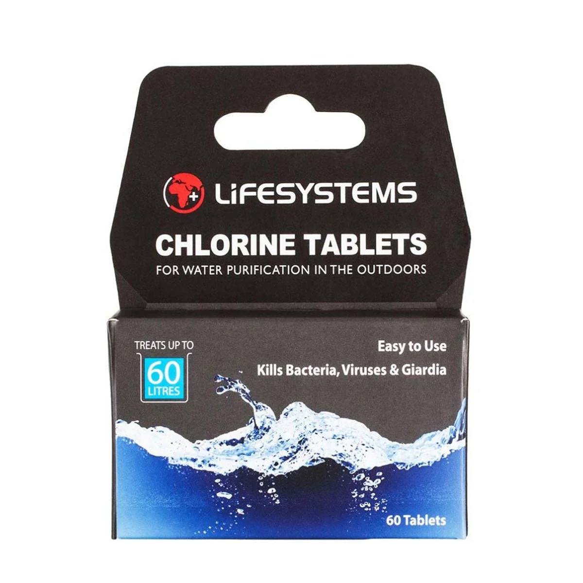 LifeSystems Chlorine Water Purification Tablets - 60 Tablets