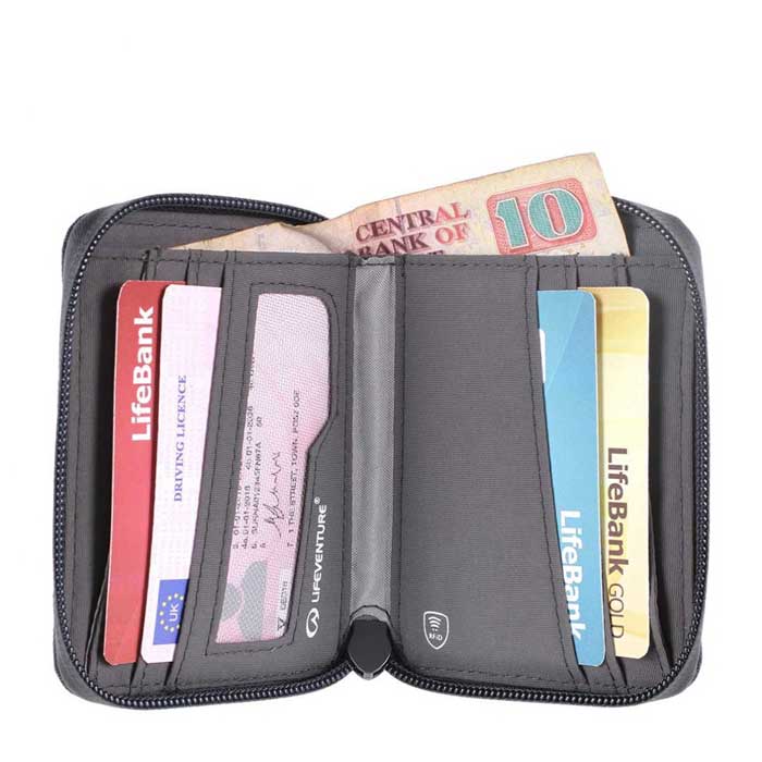 LifeVenture Recycled RFID Protected Bi Fold Wallet - Image 3