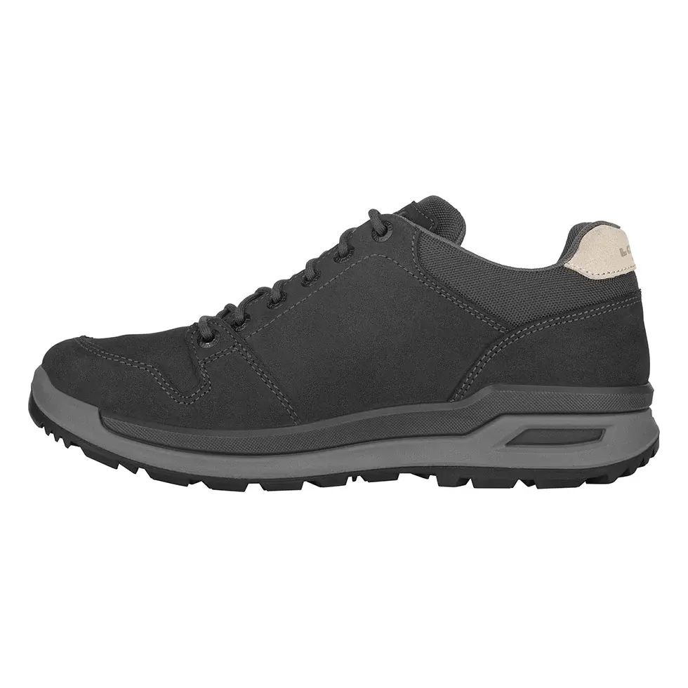 Lowa Locarno GTX Lo Wide Mens Hiking Shoe - Antharcite - Image 4