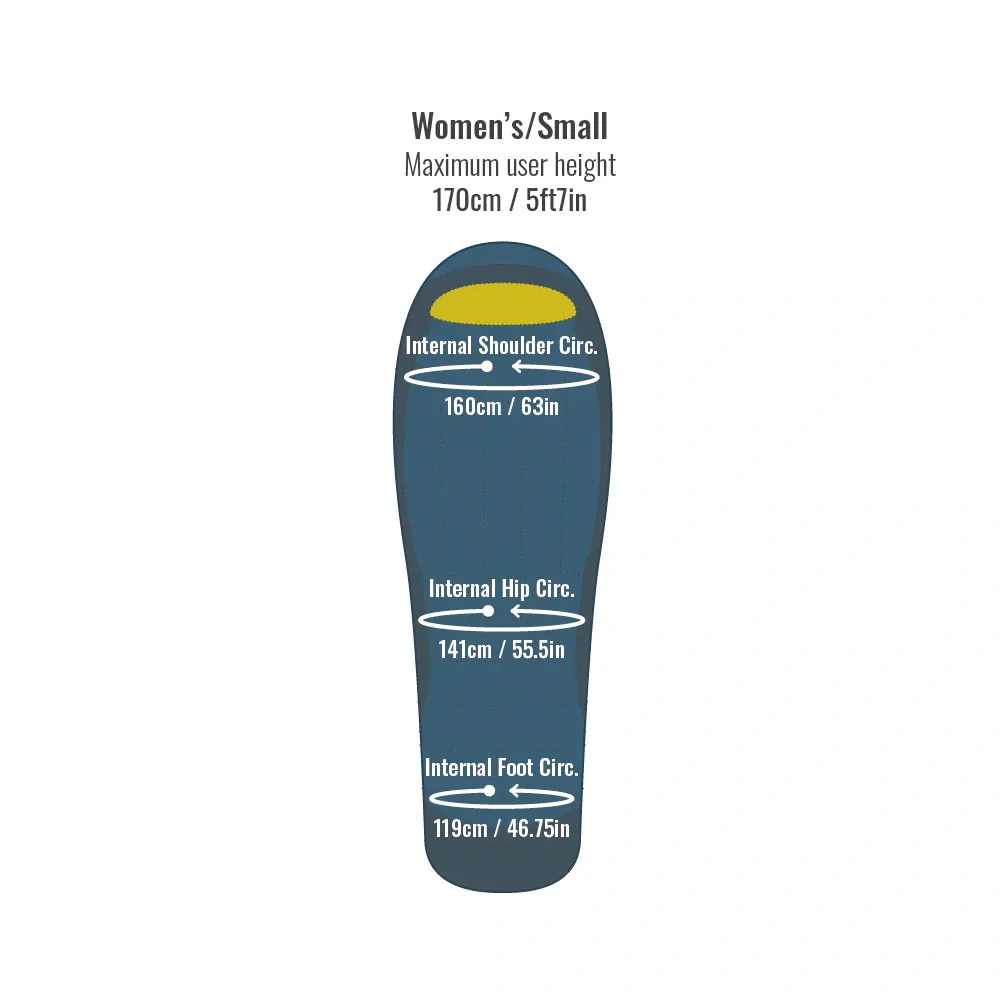 Mont Brindabella 850 XT Womens Down Sleeping Bag - Image 8
