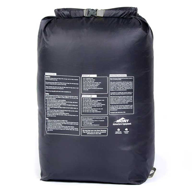 Mont Helium 600 Down Sleeping Bag - Vertical Baffles - Image 6