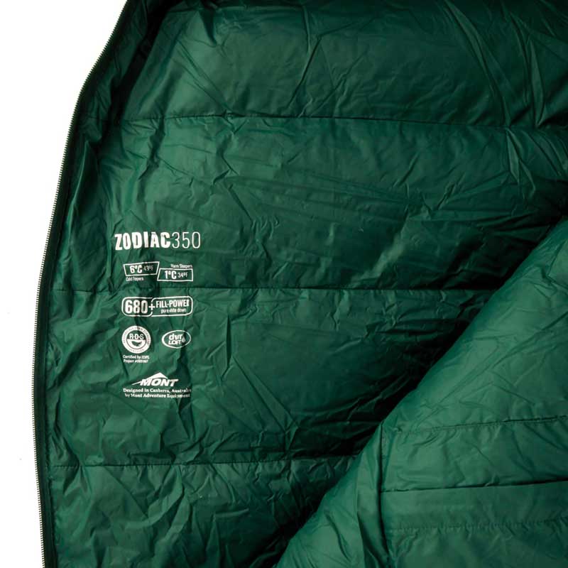Mont Zodiac 350 Down Sleeping Bag - Image 4