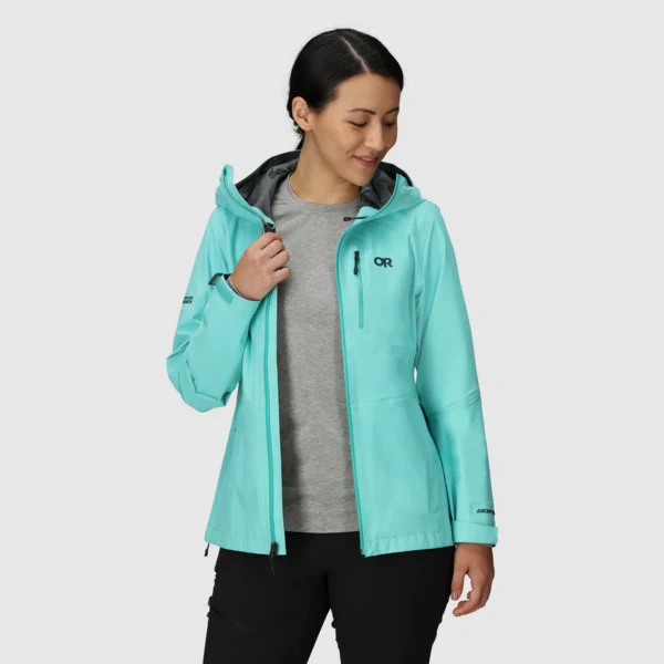 Outdoor Research Aspire 3L Womens Waterproof Hooded Jacket - Image 3