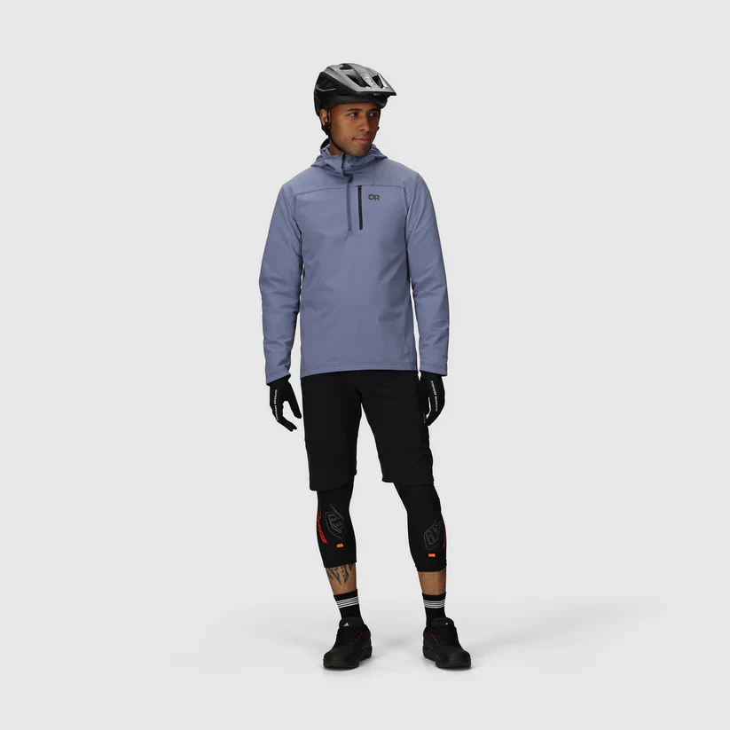 Outdoor Research Freewheel MTB Half Zip Mens Hooded Jacket - Image 5