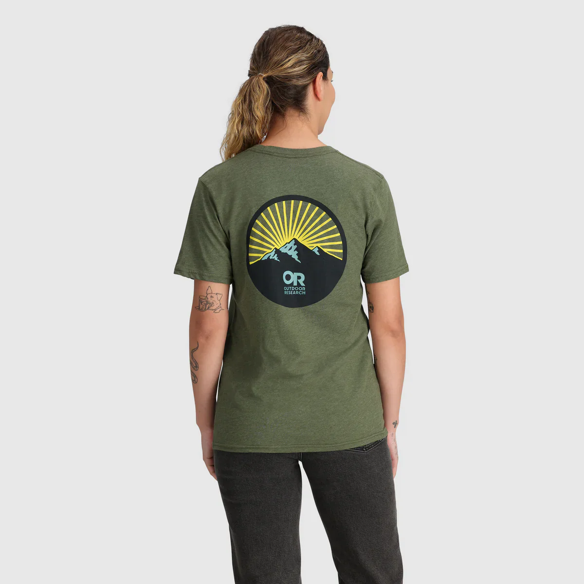 Outdoor Research Spoked Logo Unisex T-Shirt - Image 3