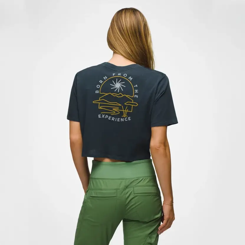 prAna Everyday VW Graphic Womens Crop T-Shirt - Image 2