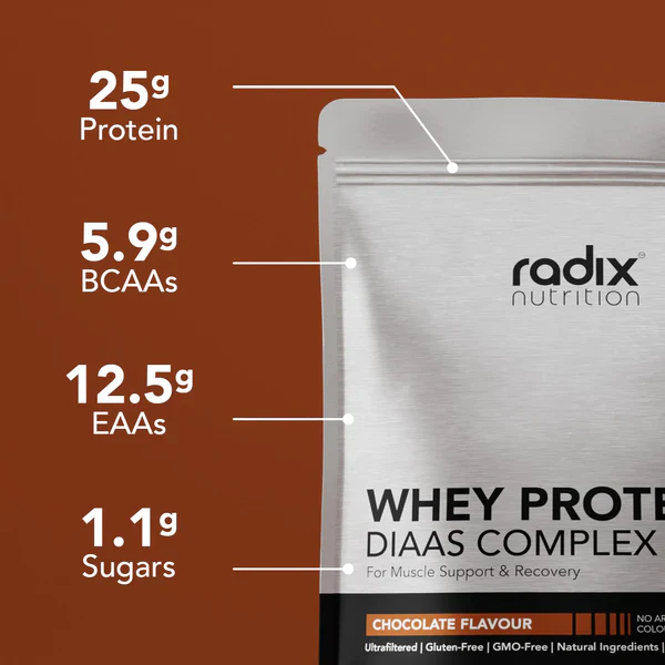 Radix Nutrition DIAAS Complex 1.61 Whey Protein Powder - 1kg - Image 14