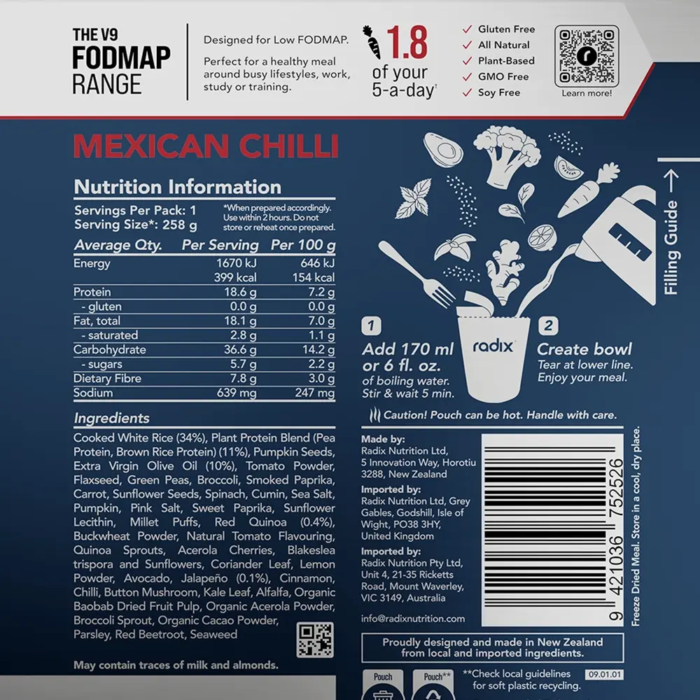 Radix Nutrition FODMAP Meals - 400 Kcal - Image 3