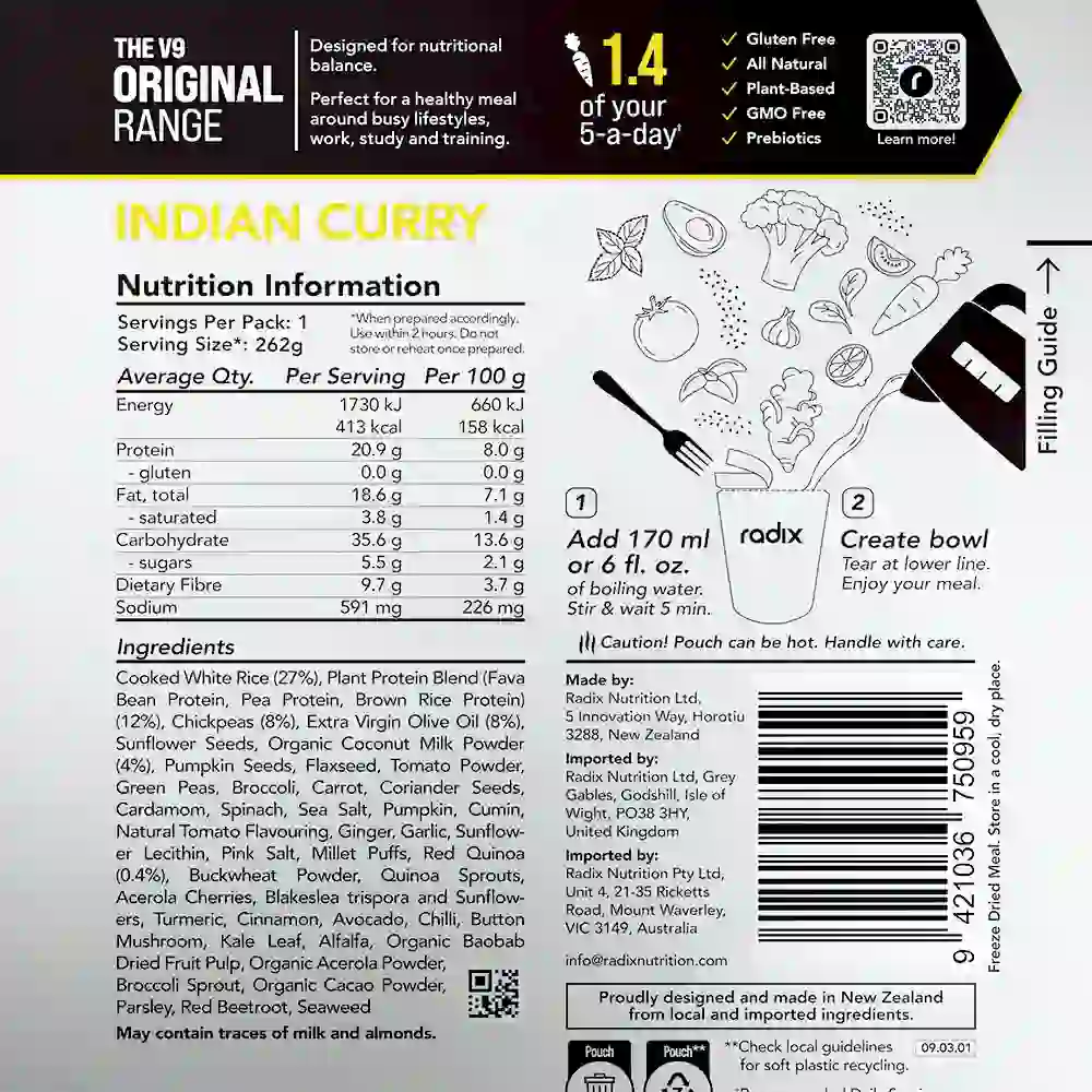 Radix Nutrition Original Meals v9.0 - 600 Kcal - Image 12