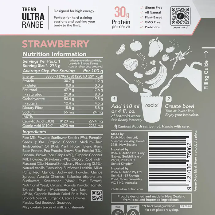 Radix Nutrition Ultra Breakfast - 800Kcal - Image 8