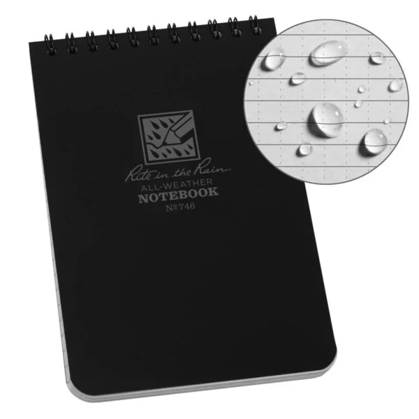 Rite in the Rain Polydura Waterproof Spiral Notebook - 4 x 6 - Image 6