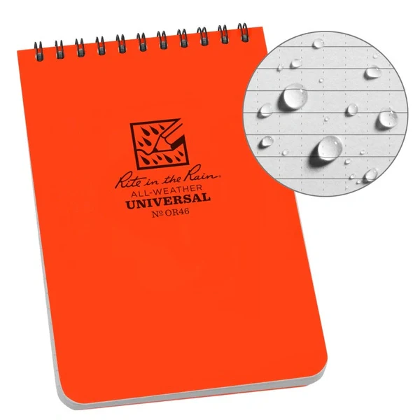 Rite in the Rain Polydura Waterproof Spiral Notebook - 4 x 6 - Image 8
