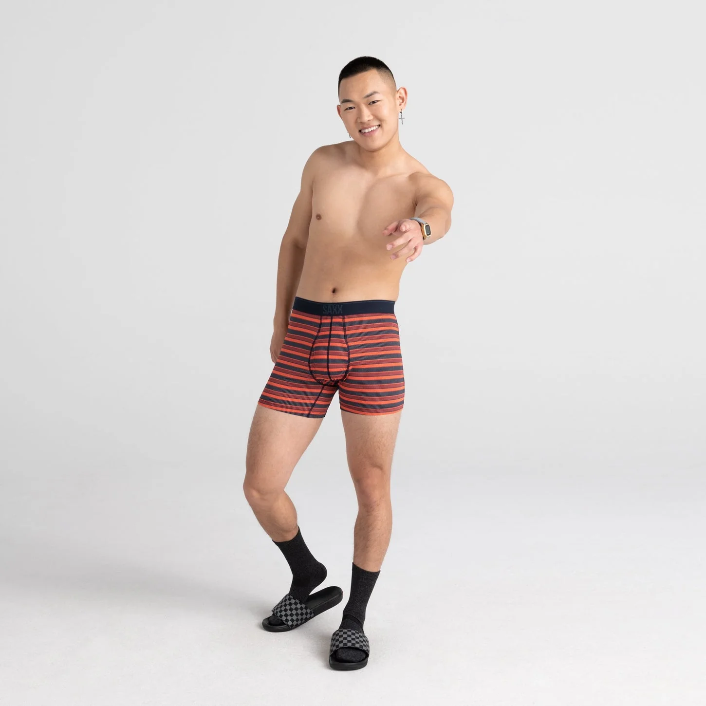 SAXX Quest Quick Dry Mesh Boxer Fly Brief - Image 3