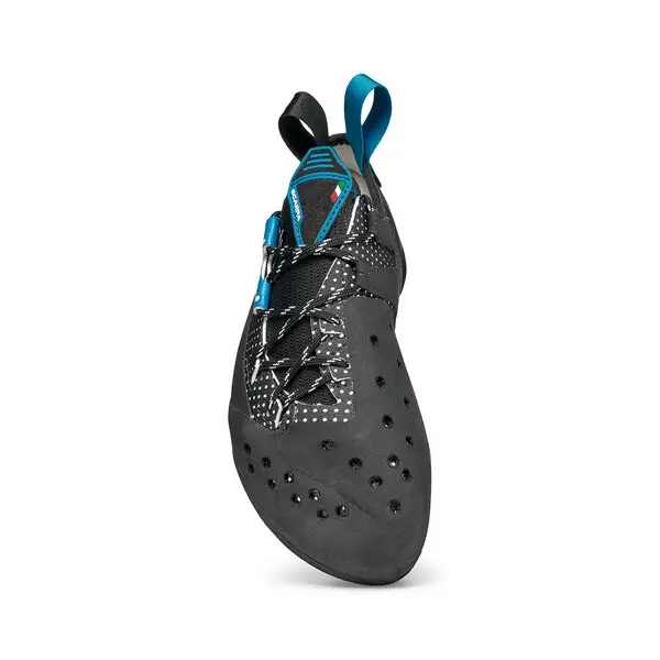 Scarpa Chimera Climbing Shoe - Black/White/Azure - Image 3