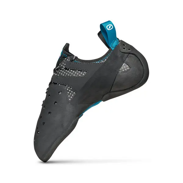 Scarpa Chimera Climbing Shoe - Black/White/Azure - Image 4