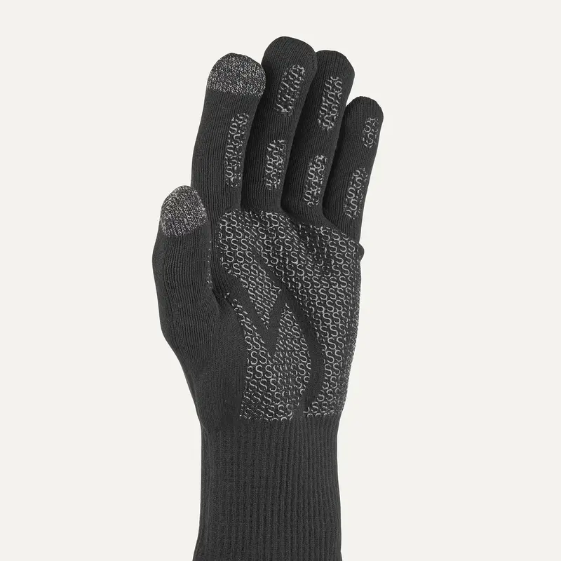 SealSkinz Anmer Waterproof All Weather Ultra Grip Knitted Gloves - Image 2