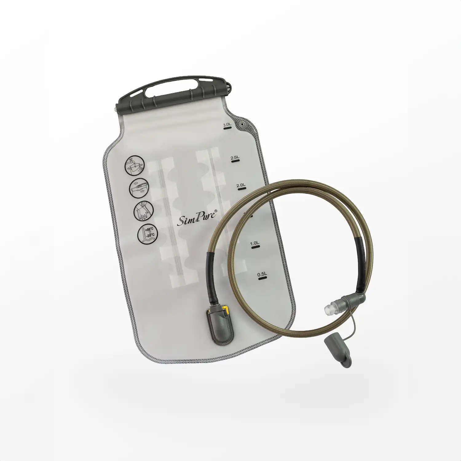 SimPure Clean Water Hydration Bladder - 3 Litre
