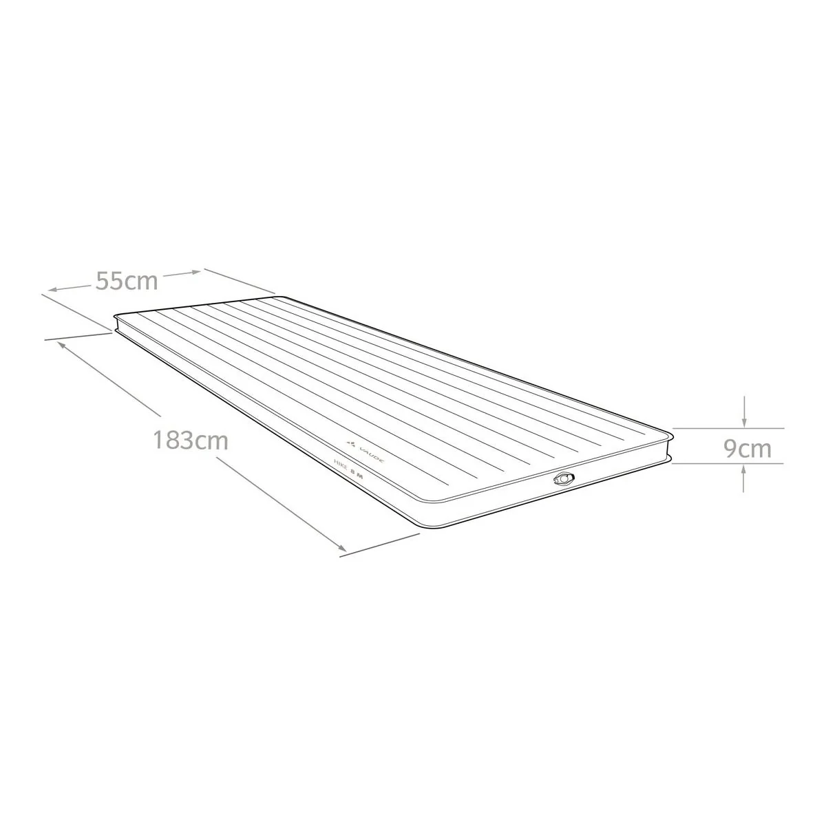 Vaude Hike 9 M Insulated Sleeping Mat - Image 2