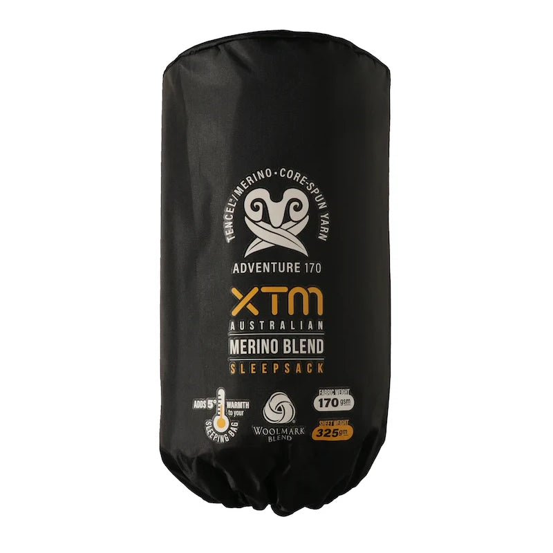 XTM Dreamliner 170 Merino Wool Sleeping Bag Liner - Image 3